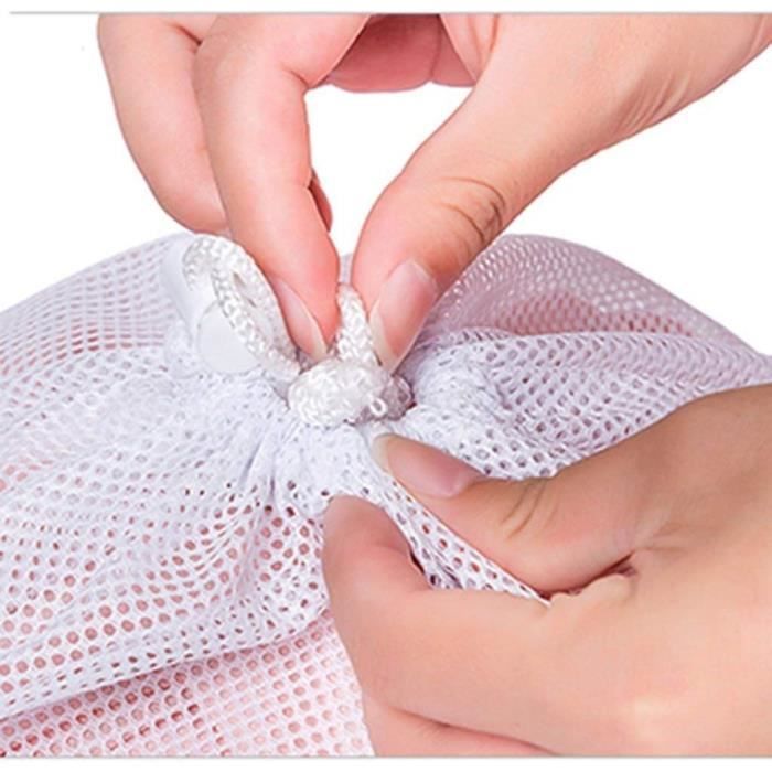 6 Filets à Linge Pour Machine - Protection Soutiens-gorge, Lingerie, Chaussettes - Lavage En Toute Sécurité - Zip Doux - 3