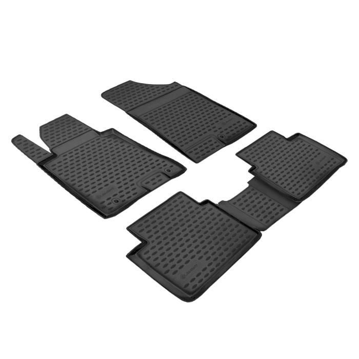 Tapis De Sol En Caoutchouc 3D - J&J AUTOMOTIVE - Volvo XC40 - Sur Mesure - Antidérapant - Noir - Auto