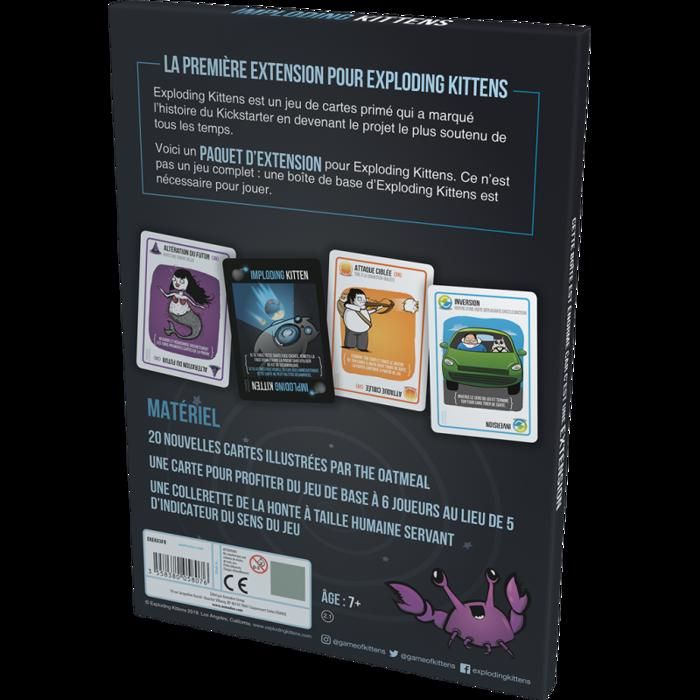 Jeu d'ambiance - ASMODEE - Exploding Kittens - Extension Imploding ...