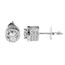 Pave Noir Onyx .925 Argent Sterling Boucle d/'oreille