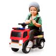 Camion de Pompier Mini - Tracteur électrique pour enfants à batterie avec télécommande-0