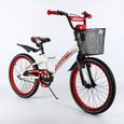 Panier de frein à rétropédalage de vélo pour enfants à partir de 6 ans BMX 20 pouces Vélo par SaintBaby Red 03-0