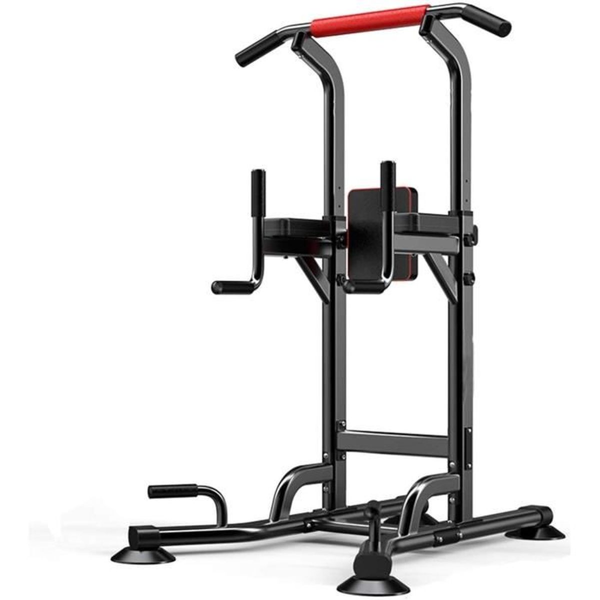 Station de Traction Barre de Traction Multifonctions Ajustable Dip Banc de Musculation Power