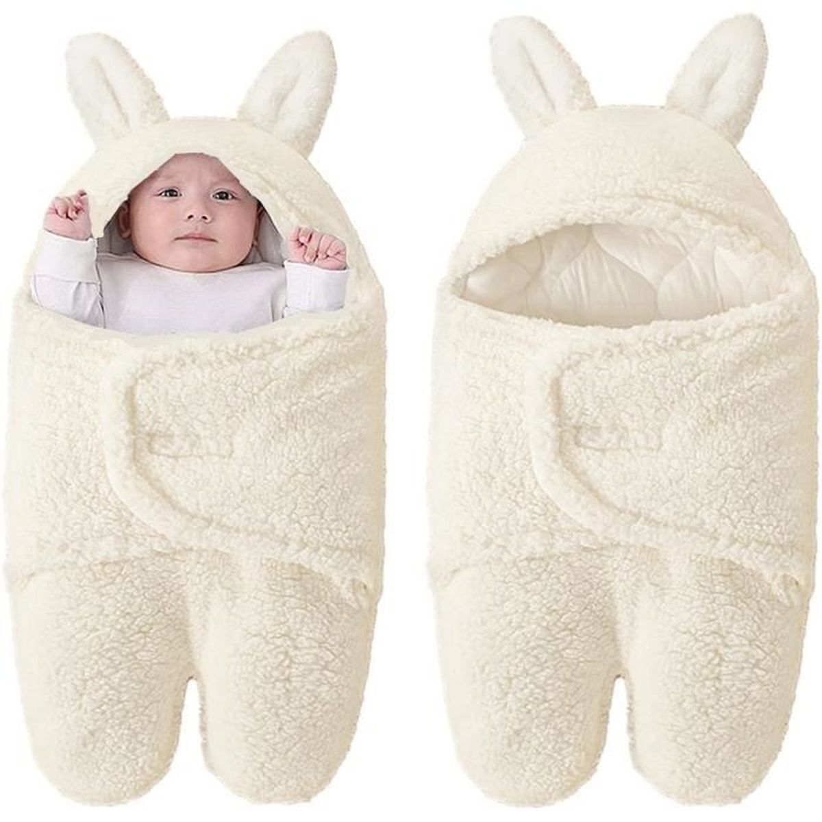 Couverture D Emmaillotage Pour Bebe Unisexe Sac De Couchage Hiver Naissance Gigoteuse En Epais E A Jambes Separes Nouveau 0 3 Mois Cdiscount Puericulture Eveil Bebe