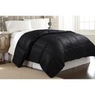 Sofareva - Couette Laponie noire 240x260cm | Garnissage 100% microfibre | 4 saisons | Coutil 100% polyester