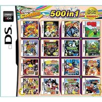 Cartouche Super combinée pour Nintendo NDS DS 2DS Nouvelle 3DS XL - 500 Jeux en 1 Jeu de Cartes NDS