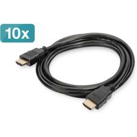 Câble HDMI High Speed - DIGITUS - 2.0m - Noir - Set de 10