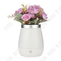 TD® Vase Pot de Fleur LED Lampe de Nuit Réglable- Lampe Table de contrôle Tactile- Lampe Décorative Rechargeable USB Chambre Salon