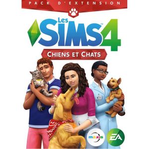 JEU PC Sims 4: Chiens et chats Jeu additionnel pour PC