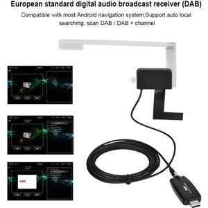 avec Antenne Compatible avec Android 5.1 et Versions Ultérieures Adaptateur de Récepteur Radio pour Diffusion Audio Dab/Dab Mugast Kit Dab Récepteur Audio 