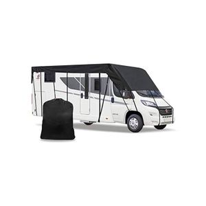 Bâche De Protection 4 Couches Pour Camping-Car - Résistante Aux UV, Intempéries Et Grêle, Avec Fermetures Éclair Latérales