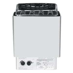 6KW 220-380V R/échauffeur de Sauna en Acier Inoxydable Po/êle Contr/ôle de la temp/érature /Électrique Sauna Po/êle Spa Douche Bain Sauna pour Sauna R/échauffeur de Sauna