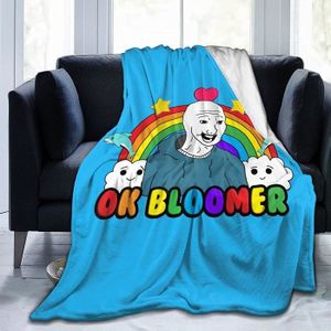 BLOOMER - CACHE-COUCHE Couverture en micro-polaire ultra-douce Ok Bloomer