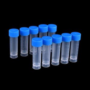 Tubes à essai en Plastique Transparent avec Bouchon à Poussoir Flacons pour expériences scientifiques Artisanat BENECREAT Perles 
