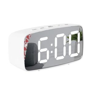 HORLOGE - PENDULE Horloge,Réveil numérique miroir LED veilleuses the