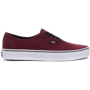 vans rouge bordeaux et noir