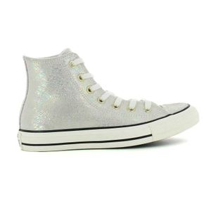 Basket montante converse hi cuir fantaisie ecru cuir Beige ... Basket montante converse hi cuir fantaisie ecru cuir Beige ...