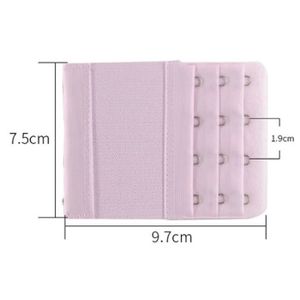 Rallonge De Soutien-gorge Rouge – 4 Crochets, 7,5 Cm, Taille Unique