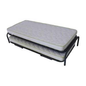 LIT GIGOGNE Lit gigogne avec matelas Strata - AKITEN RETAIL - 