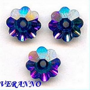 perles à sertir Swarovski vintage 12 gemmes 6mm volcano z