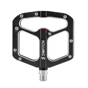 PEDALE VTT DESCENTE NEWTON ALU ARGENT 9-16 ROULEMENT DU (PAIRE