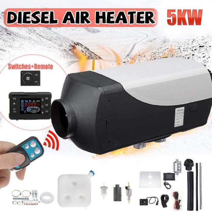 Air Diesel 12V 5KW Thermostat Voiture Chauffage Pour Voiture Camion Bus  Camping-car VINTEKY® - Cdiscount Auto