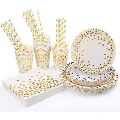 Lot De 60 Assiettes En Carton Colorées 17,6 Cm Pour Fêtes - Idéal Anniversaire, Mariage, Pique-nique