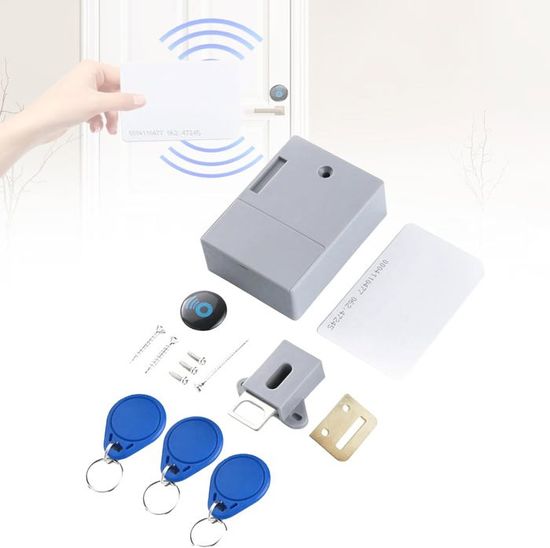 Serrures D'armoire électriques, Serrure Intelligente RFID Pour Tiroir électronique Caché, Serrure De Porte D'armoire Intelligente Pour La Maison, Le Bureau, Le Casier D'armoire