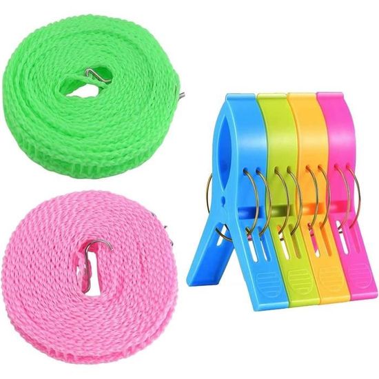 Lot De 5 Clips De Sangle Pour Chapeau - Corde Coupe-Vent Réglable, 5 Couleurs, Pour Sports De Plein Air