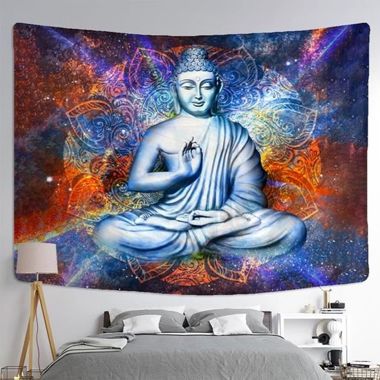 Tapisserie Murale Animaux Scorpion 150x200cm - Tenture Bohème Hippie Décoration Intérieure