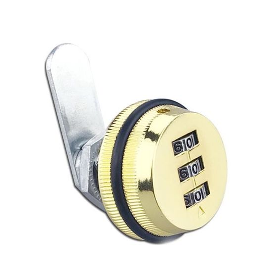 Cadenas à Combinaison 4 Chiffres Travel Smart – Alliage De Zinc, Portable, Noir