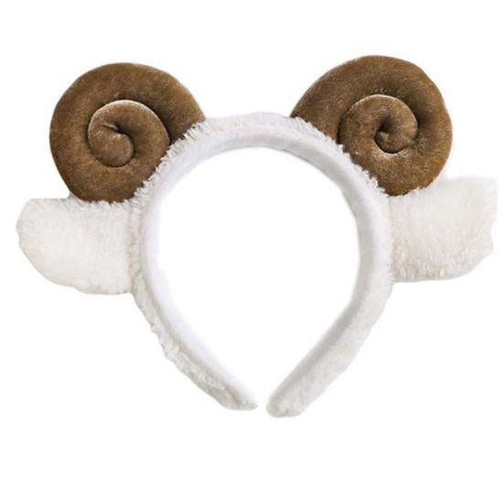 3 Serre-têtes Animaux Mouton - Sherpa Doux - Pour Halloween, Cosplay Et Fêtes - Adultes Et Enfants