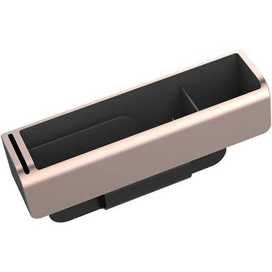 CGEAMDY Boîte De Rangement Siège Voiture - Poches Latérales Réglables Noir Pour Organiser L'Espace
