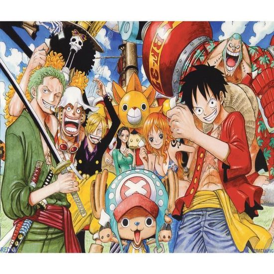 Affiche Poster FABULOUS One Piece Luffy Zoro Sanji Choppers Nami affiche-poster-fabulous-one-piece-luffy-zoro-sanji-choppers-nami