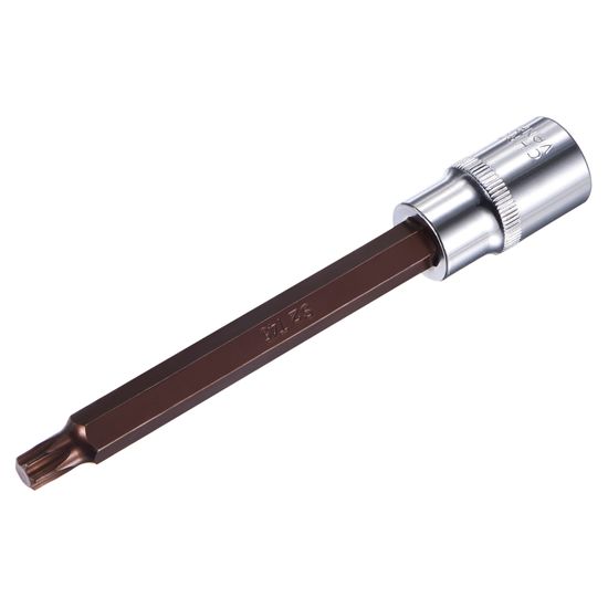 Lot De 2 Douilles Embout Torx T45 1/2 Carré - Acier S2 Et CR-V, Longueur 140mm, Uxcell