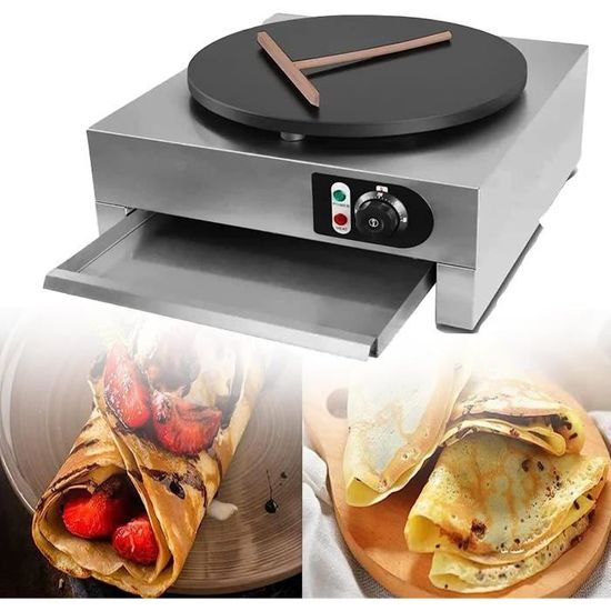 Gaufrier Rond et pancake Waffle Maker pour Cadeaux de Noël Machine à