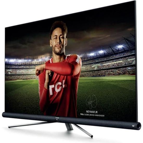 TCL 55DC766, 139,7 cm (55"), 3840 x 2160 pixels, LED, Smart TV, Wifi, Noir