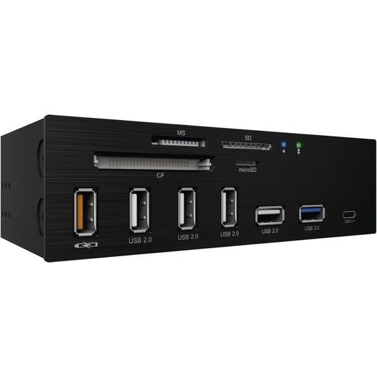 Ib-863A-B Internal Multi-Card Reader For 5.25 Inch Slot (6-Way Card ...