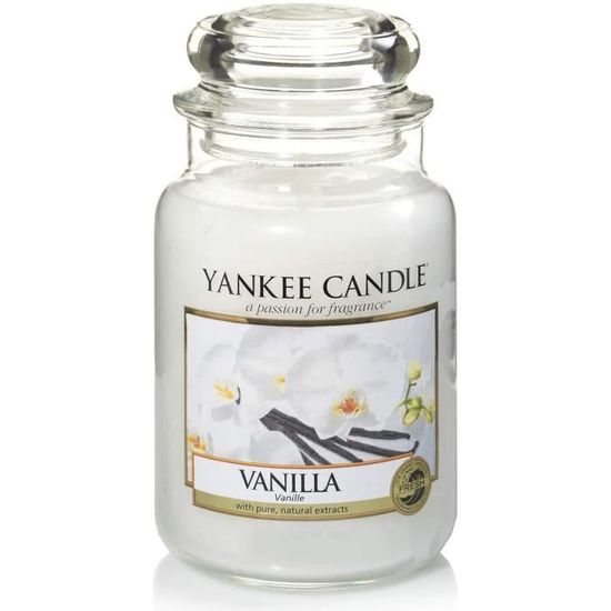 Yankee Candle Bougie Parfumée Eau De Noix De Coco - Grande Jarre 623g (150h De Combustion)