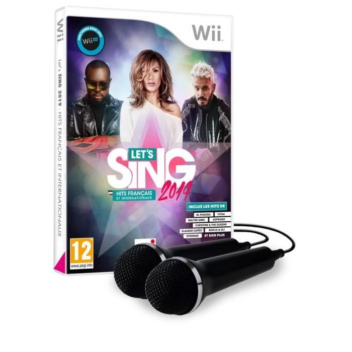 Let's Sing 2019 Hits français et internationaux + 2 micros Jeu Wii