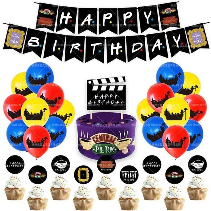 Decoration Anniversaire Friends Cdiscount