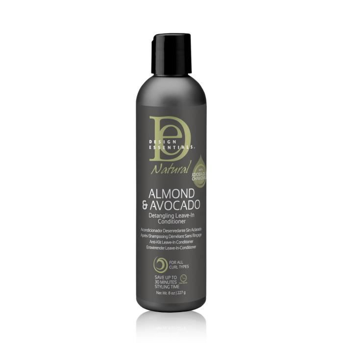 Design Essentials Almond & Avocado Leave-In Conditioner - Après-Shampoing démêlant sans rinçage