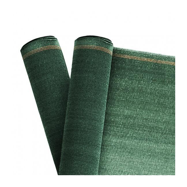 Lot de 2 rouleaux 10ML de Brise vue Toile Renforcée (total 20ML) - Couleur - Vert 6005, Hauteur - Ht 1m20