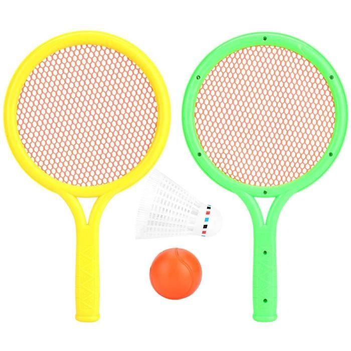 Raquette de Tennis pour Enfants, Ensemble de Raquette de Tennis pour bébé Raquette de Tennis de Badminton en Plein air intérieur333