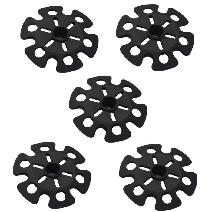 5pcs Black Mud Ski Paniers Trekking Pole Conseils Cap Guards Escalade En Plein Air BATON DE MARCHE