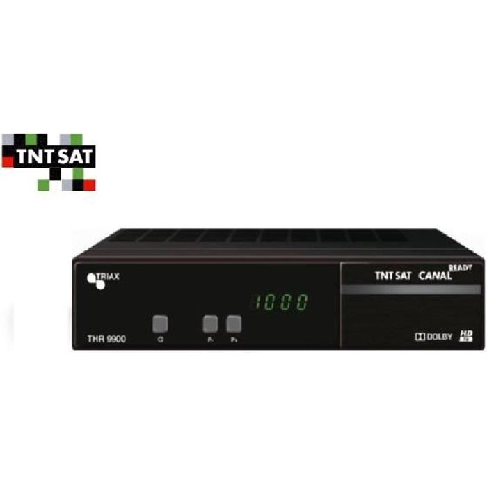 TERMINAL RÉCEPTEUR SATELLITE ASTRA TRIAX THR9900 TNTSAT(VENDU SEUL SANS CARTE ET HDMI !)
