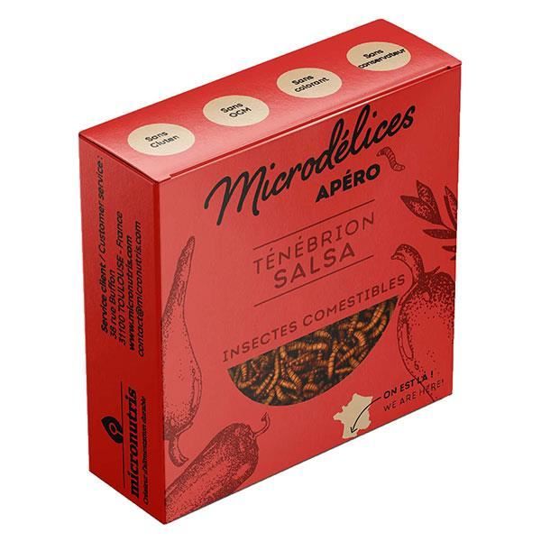 Micronutris Microdélices Insectes Salsa (Tenebrio molitor) boîte de 5g