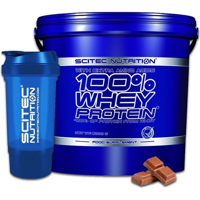 Scitec 100% WHEY PROTEIN Chocolat + Shaker