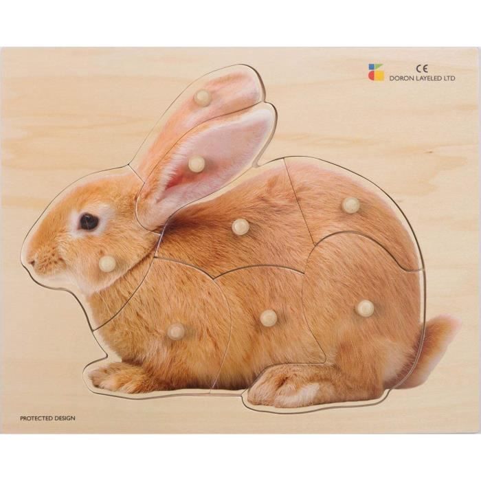PUZZLE - Puzzle Encastrement Premier Age - Le Lapin - E72511480732