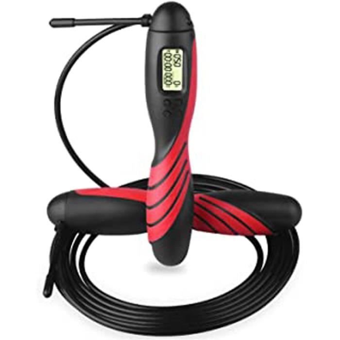 Corde À Sauter Avec Compteur, Corde À Sauter Pour Fitness Et Femme, Vitesse, Calories, Poids, Temps D'Exercice Pour Le Crossfit, La